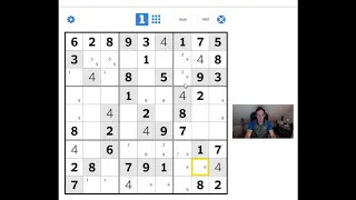 The New York Times "Hard" Sudoku:  A Walkthrough