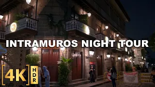 Night Tour at the OLD MANILA of the Philippines! | Intramuros Walking Tour | Fort Santiago & Dungeon