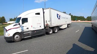 July 30, 2021/244 Trucking Loaded and delivering to Amazon. New Jersey