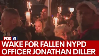 Wake today for fallen NYPD officer Jonathan Diller