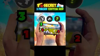 Best 3 Finger Pro Custom HUD 🔥| 3 Finger  Pro Control Setting