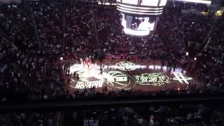 Houston Rockets introduction vs Mavericks 3/24/12