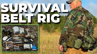 Use A Military Survival Belt Rig To Stay Alive In The Wild! LBE