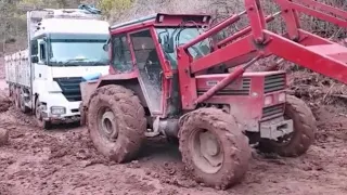 Tractors Stuck in Mud - Tractors in Extreme Situations Compilation - Part 91