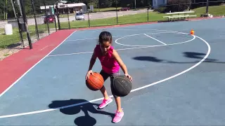 Lena Lameche 8 year old basketball prodigy