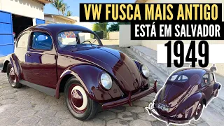 VW FUSCA ALEMAO 1949  MAIS ANTIGO DO BRASIL ESTA EM SALVADOR