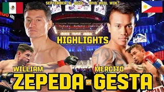 ZEPEDA VS GESTA FIGHTS HIGHLIGHTS / SEPTEMBER 9, 2023