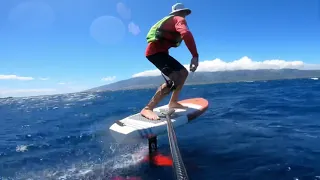 Downwind Foil Run on the E3 Kalama Performance Board