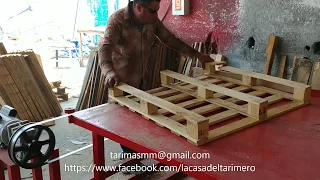 Desarmadora de tarimas pallet