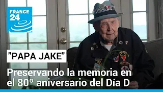 A sus 101 años, el veterano estadounidense “Papa Jake” conmemora el 80º aniversario del Día D