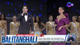 Alden Richards, ikinatuwa ang biro ng netizens sa style ng hosting niya sa Miss... | Balitanghali