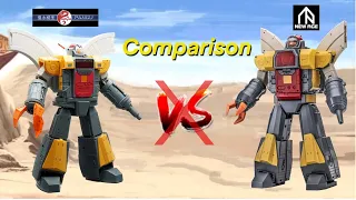 Comparison: NewAge H53 Michael VS. Pangu Toy PT-02 Mighty Miracle God - G1 Omega Supreme