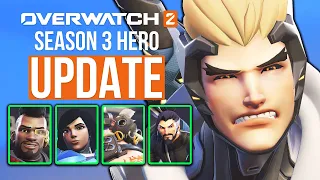 CRAZY BUFFS PATCH?!... Overwatch 2 Mid-Season Balance Update!