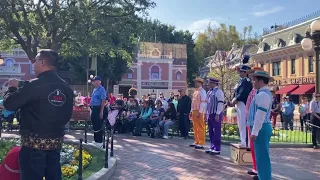 Flag Retreat Ceremony with Disneyland Band and Dapper Dans [2024]