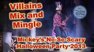 Villains Mix and Mingle  Mickey's Not So Scary Halloween Party | Walt Disney World | Magic Kingdom