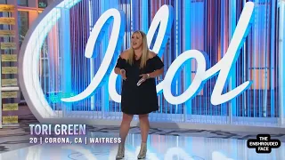 American Idol 2023 TORI GREEN 20yrs WAITRESS. Week 5 Season 21 Episode 5 "CRY PRETTY by CARRIE UNDER