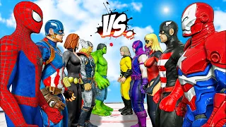 MARVEL THE AVENGERS VS THE AVENGERS (DARK) - EPIC BATTLE MOVIE