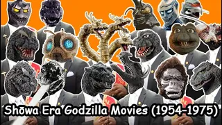 All Shōwa Era Godzilla Movies Compilation (1954-1975) - #CoffinDance Song Astronomia (Cover)