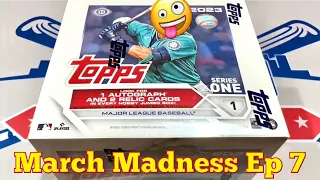 JUMBOS RULE!  TURNING A BIG PROFIT FROM A 2023 TOPPS SERIES 1 JUMBO BOX! (March Madness Ep 7)