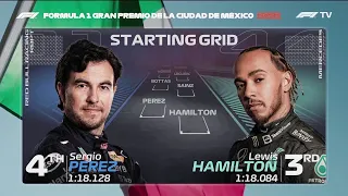 Starting Grid - GP México 2022 - Mexican Theme