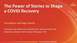 Webinar | The Power of Stories to Shape a COVID Recovery