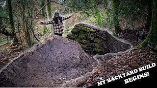 BUILDING JUMPS IN MY NEW BACKYARD!  Episode 1