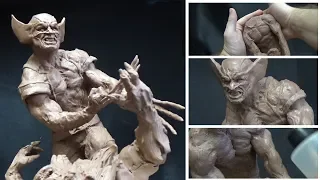 Sculpting Timelapse - Wolverine (Logan)