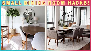 SMALL DINING ROOM MAKEOVER! How To Maximizing Small Space With Decor & Furniture