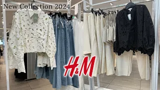 💜H&M WOMEN’S NEW💕SPRING COLLECTION APRIL 2024 / NEW IN H&M HAUL 2024💋🌷