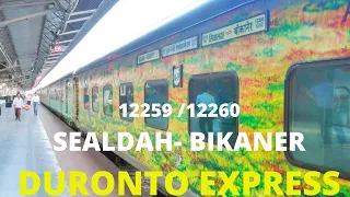 SEALDAH BIKANER DURONTO EXPRESS | SEALDAH BIKANER DURONTO | SEALDAH TO BIKANER TRAIN | DURONTO EX# 9