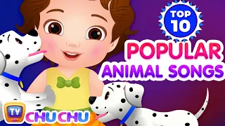 Old Macdonald & More - Top 10 Popular Animal Songs for Kids - ChuChuTV Nursery Rhymes Learning Songs