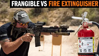 Blast Off Mondays: 5.56 Frangible Ammo Vs. a Fire Extinguisher