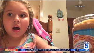 Funny selfie video as girl records her own "Earthquake Face"