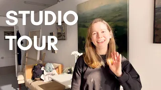 Art Studio Tour | Tour my new art studio in San Francisco