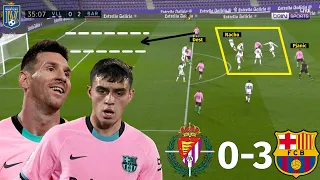 Koeman's 3-4-2-1 Help Messi & Pedri Dominate | Real Valladolid vs Barcelona 0-3 | Tactical Analysis