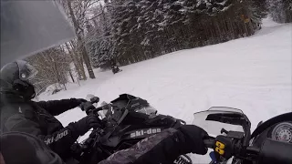 Snowmobiling Old Forge NY 2/17/18