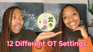 OCCUPATIONAL THERAPY SCHOOL|| 12 Different OT Settings