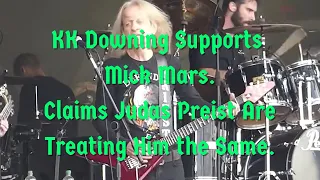 KK Downing Supports Mick Mars. Claims Judas Priest Are Treating Him The Same.