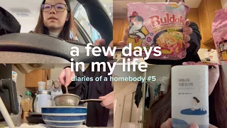 [eng] vlog: a few days in my life, cooking, work & more | diaries of a homebody #5