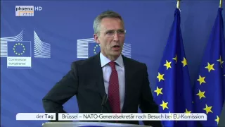 Kalter Krieg Vorwurf: Stoltenberg zur Aufrüstung Russlands am 16.06.2015