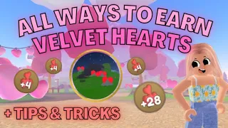 *ALL WAYS* to Earn Velvet Hearts + Tips & Tricks! (2023) ❤️💕 | Wild Horse Islands