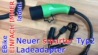 Ein smarter Typ2 Adapter // EBike EINFACH IMMER laden!