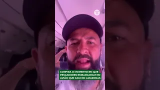 Vídeo mostra vítimas do avião que caiu em Barcelos no momento do embarque