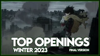 My Top 60 Anime Openings Of Winter 2023 (Final Version)