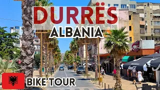 DURRES, Albania's Most Historic Coastal City, Bike Tour 4K. Durres w Albanii wycieczka rowerowa
