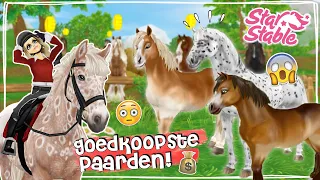 DIT ZIJN DE GOEDKOOPSTE PAARDEN OP STAR STABLE OOIT! 😱💸 | Star Stable Online | Daphne draaft door