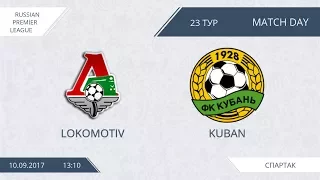 AFL17. Russia. Premier League. Day 23. Lokomotiv - Kuban