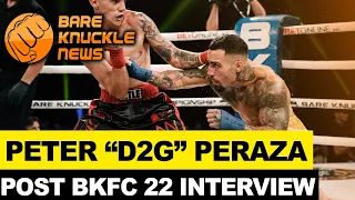 Peter "D2G" Peraza broke his hands during the fight ~  The crowd at BKFC 22 - went wild