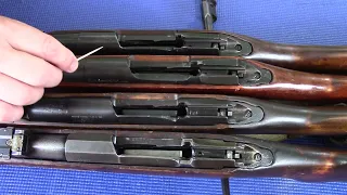 MOSIN 1891, 1891/30, szkielety i ich zmiany w toku produkcji.