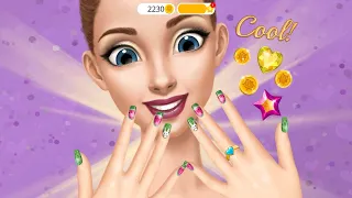 (Hannah's High School Crush) Into Nail Salon Gameplay Walktgrough (Android, ios)